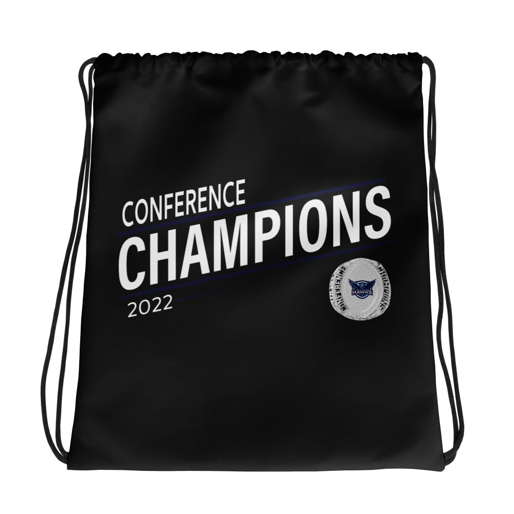Gila River Hawks 2022 State Championship Ring Drawstring bag