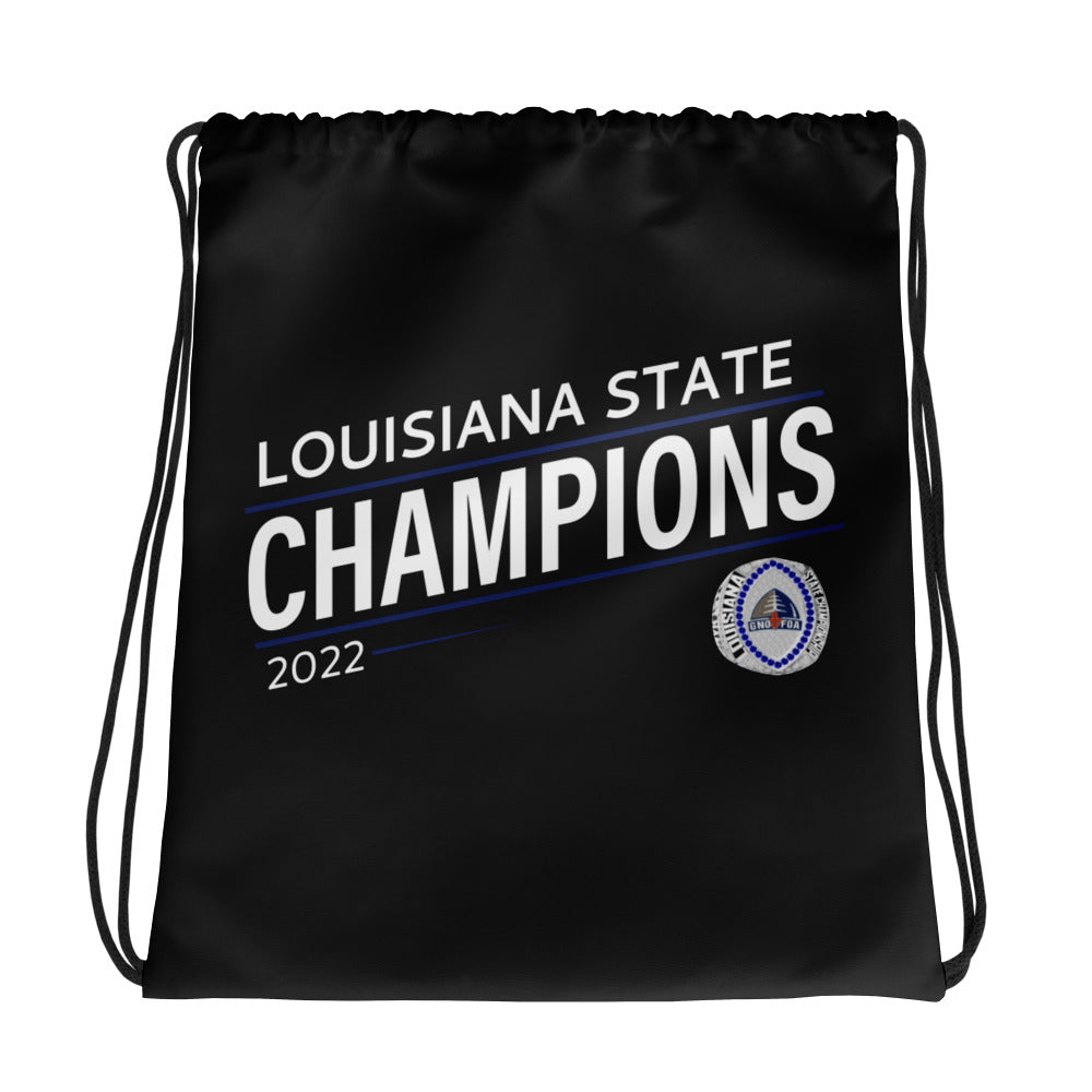 Customer Care 2022 State Championship Ring Drawstring bag