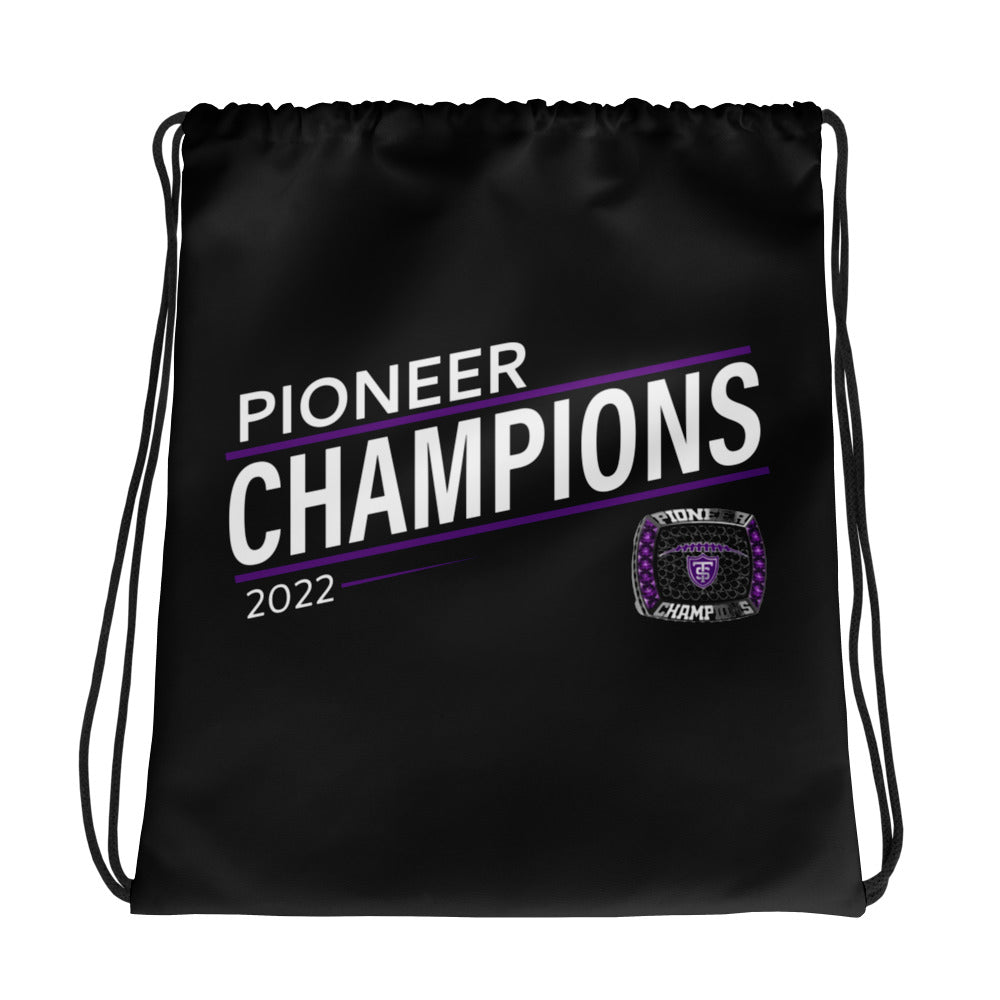 University of St. Thomas 2022 Pioneer Championship Ring Drawstring bag
