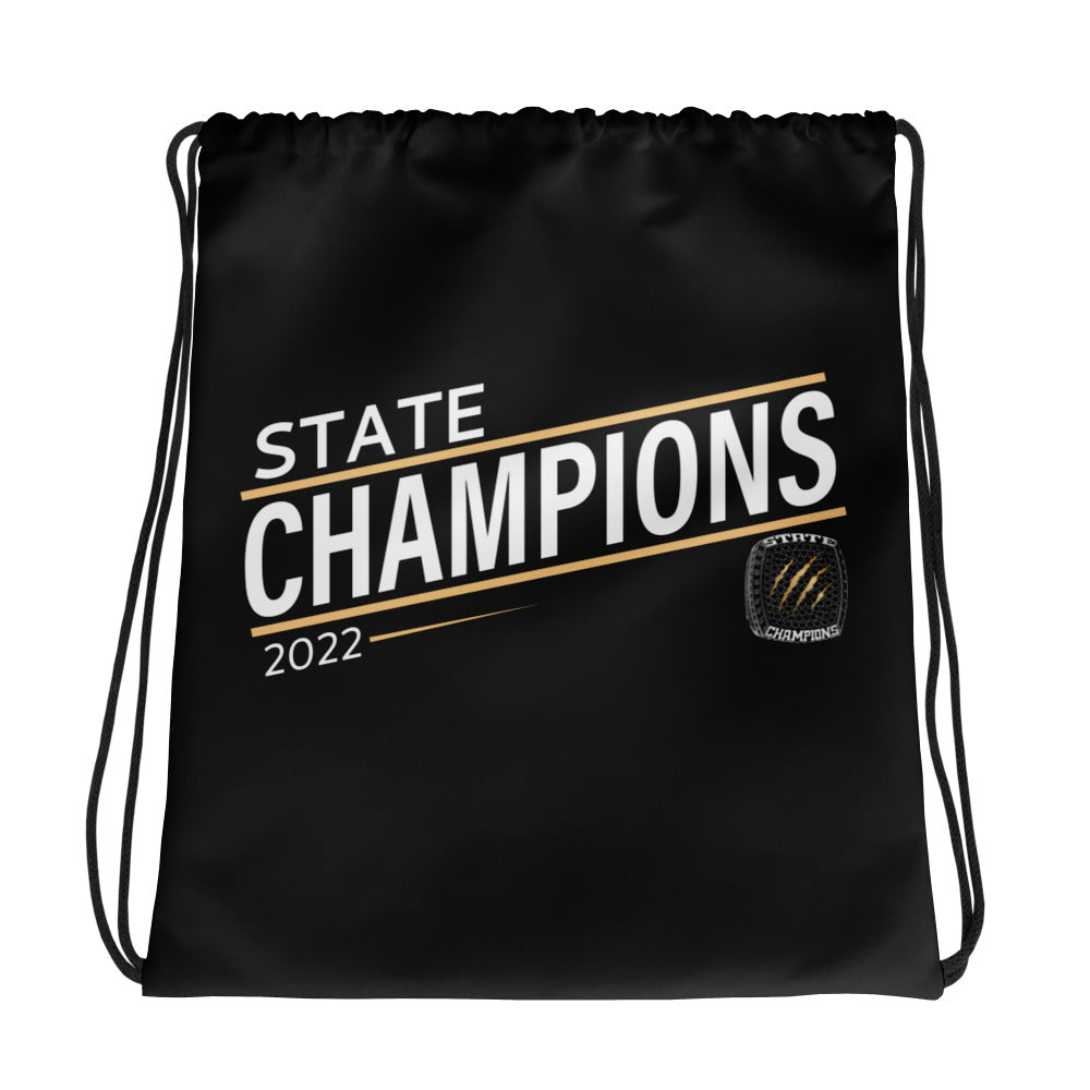 Broken Arrow High School 2022 State Championship Ring Drawstring bag