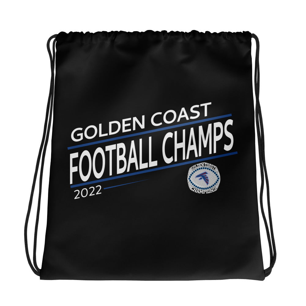West Hills College-Coalinga 2022 State Championship Ring Drawstring bag