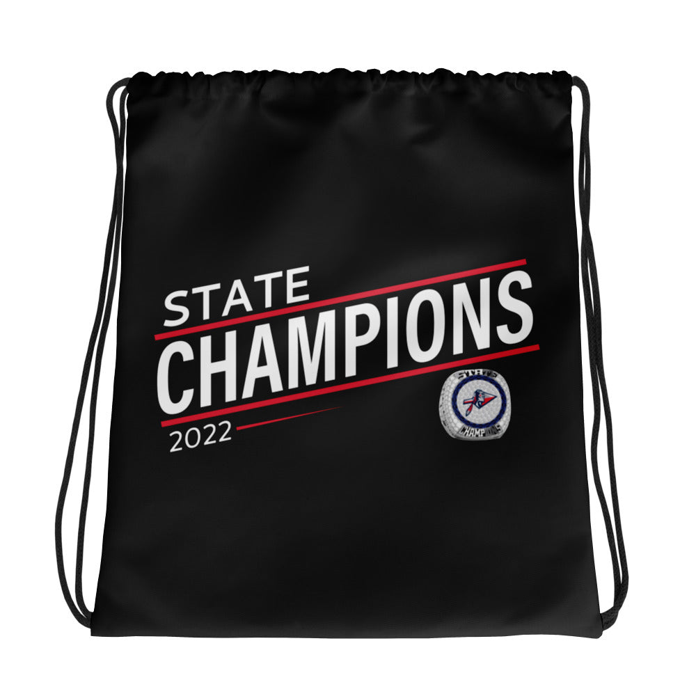 South Jones High School Band 2022 State Championship Ring Drawstring bag
