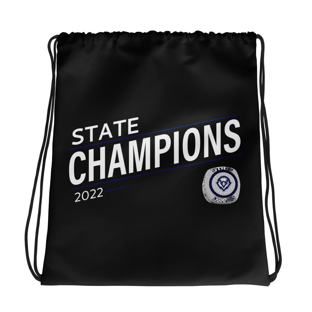 The Baptist Preparatory Upper School Volleyball 2022 State Championship Ring Drawstring bag