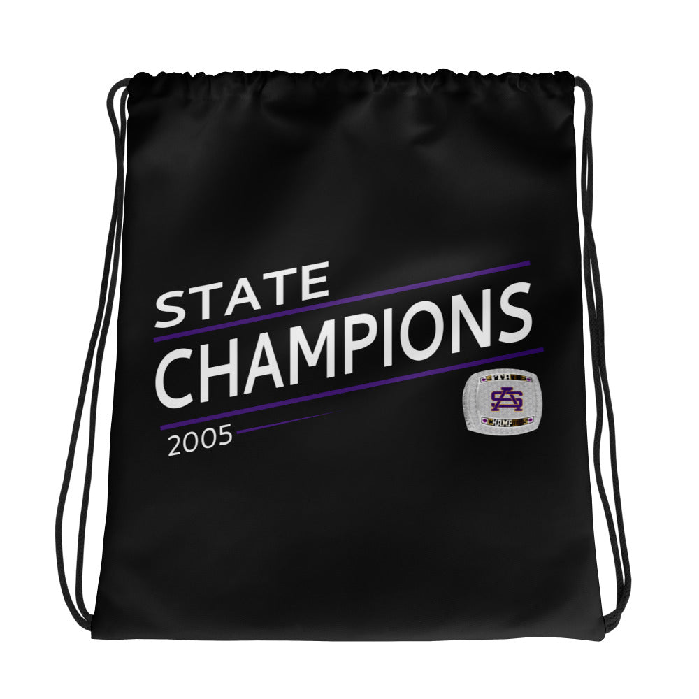 St. Augustine High School Track &amp; Field 2005 State Championship Ring Drawstring bag