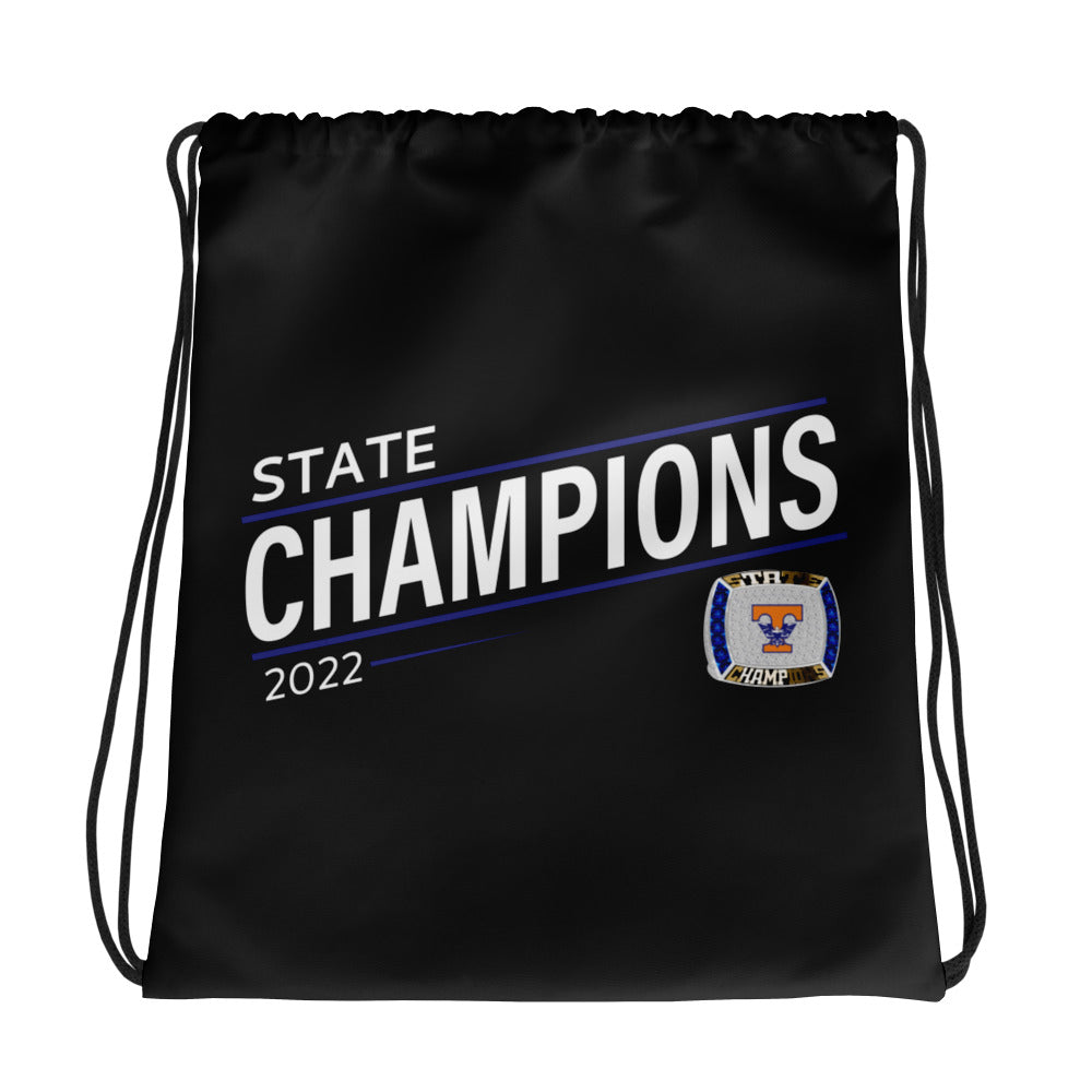 Timpview Volleyball 2022 State Championship Ring Drawstring bag