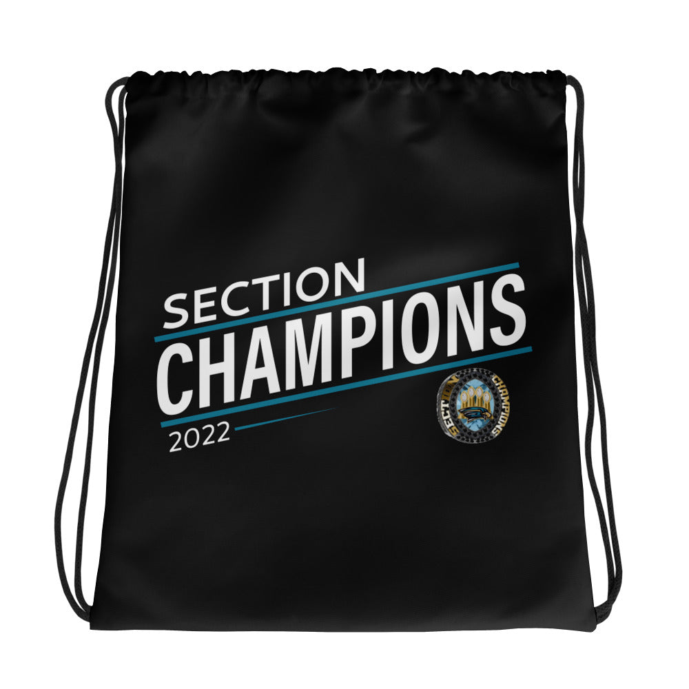 Robert F Kennedy High School Football 2022 State Championship Ring Drawstring bag