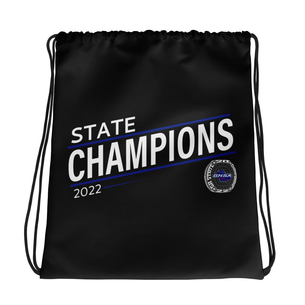 GHSA Cameron Mason Officiating Crew 2022 State Championship Ring Drawstring bag