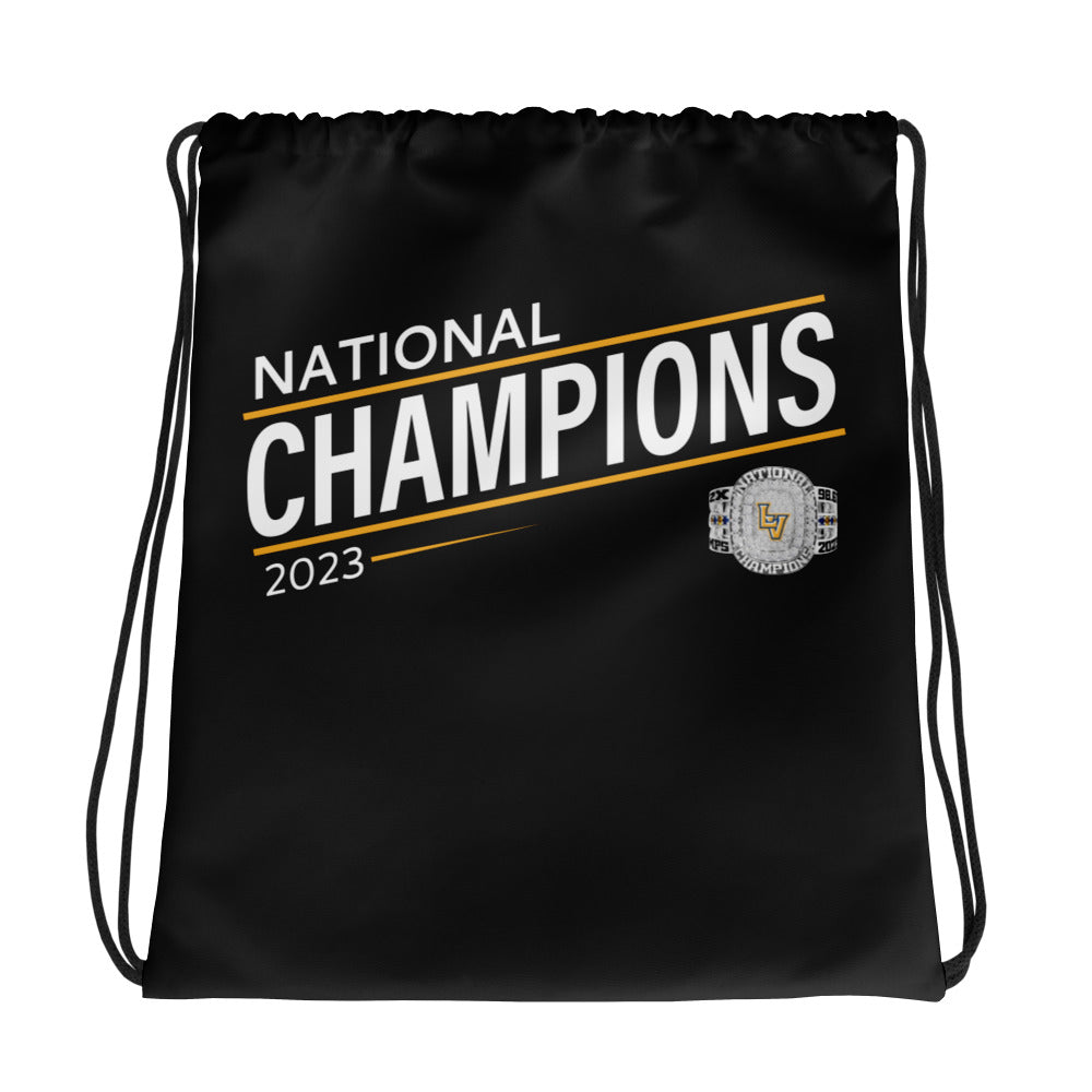 Lago Vista High School Cheer National Championship 2023 Drawstring bag