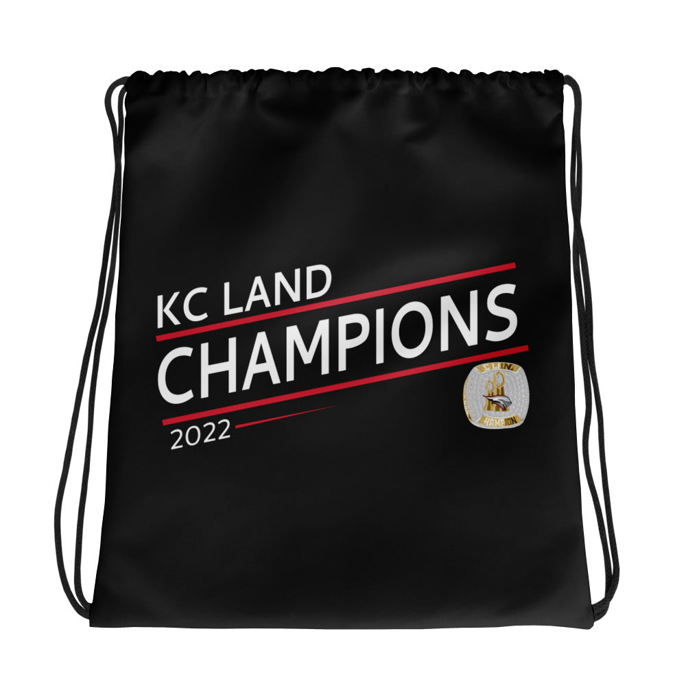 Joplin Crusaders Football 2022 State Championship Ring Drawstring bag
