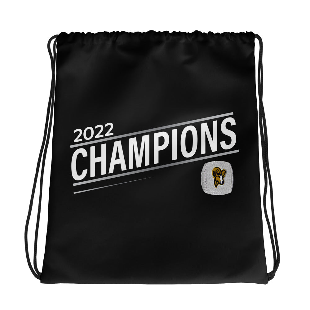 #50817 / Suffolk University / Track & Field -Women's / 2022 Drawstring bag
