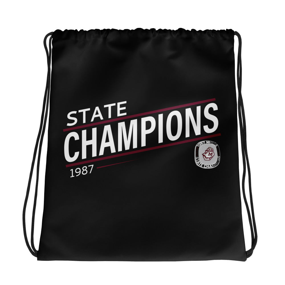 Martin High School Football 1987 Drawstring bag