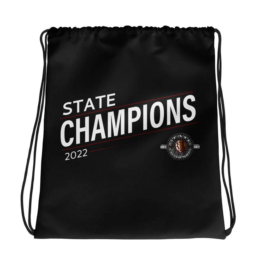 Praise Academy Cheer Championship 2022 Drawstring bag