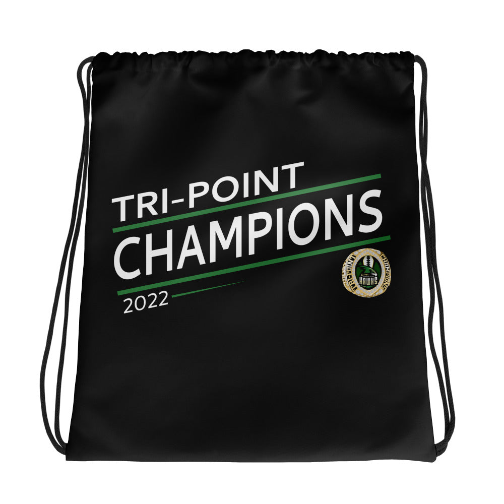 Greensburg Goldenhawks Football Drawstring bag