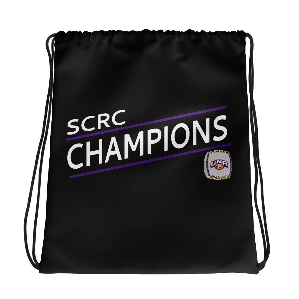 UNIVERSITY OF NORTHERN ALABAMA LIONS RUGBY CHAMPIONSHIP Drawstring bag