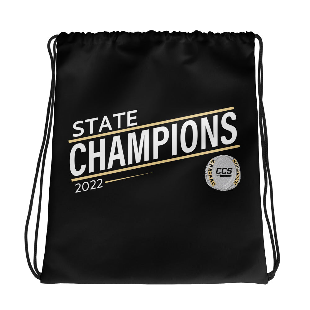 Cherokee Christian Schools Football Drawstring bag