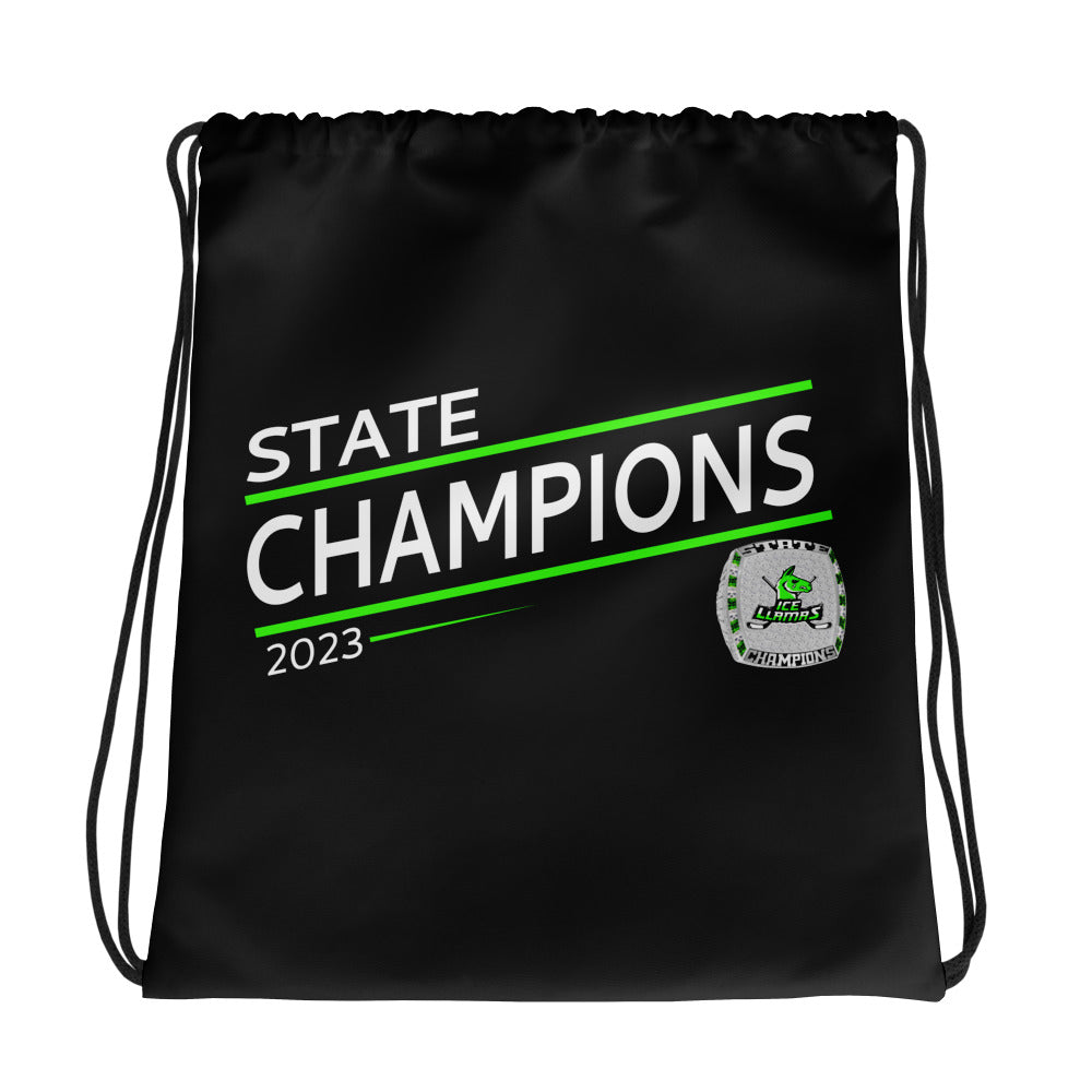 South County Ice Llamas Hockey -Men's 2023 Drawstring bag
