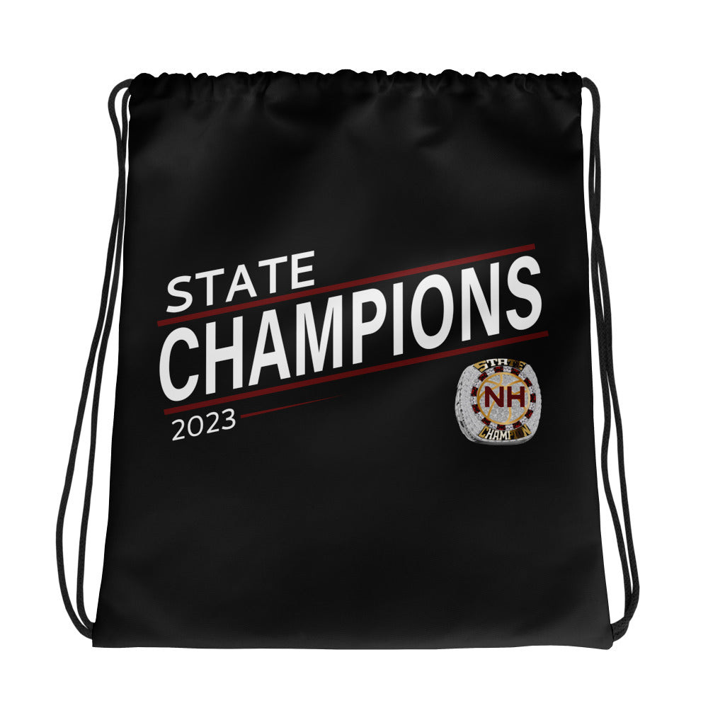 New Heights Charter School Basketball -Men's 2023 Drawstring bag