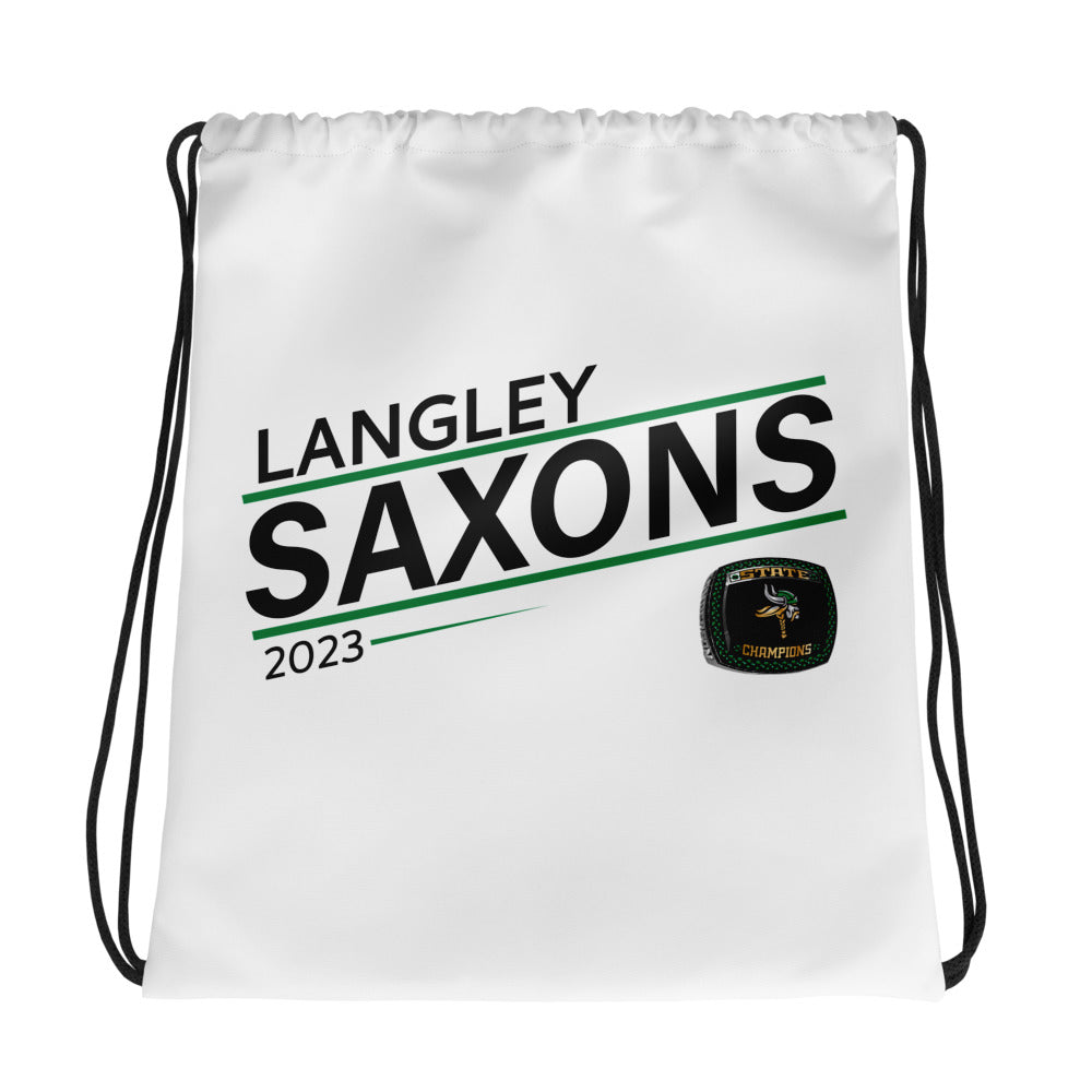 Langley Saxon Ice Hockey Hockey -Men's 2023 Drawstring bag