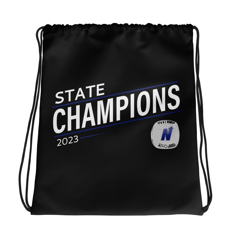 Edmond North High School Swimming &amp; Diving 2023 Drawstring bag