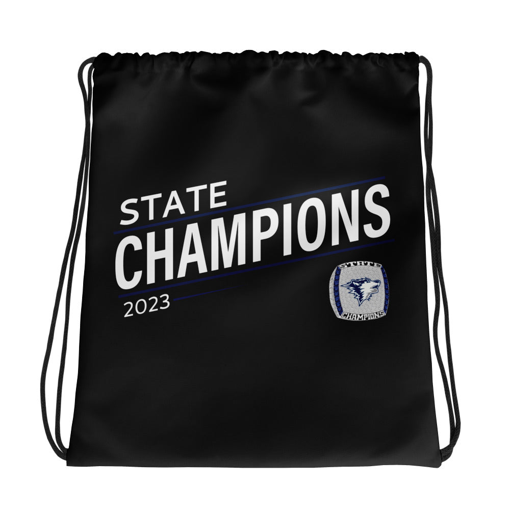 Jackson County Central High School Wrestling 2023 Drawstring bag