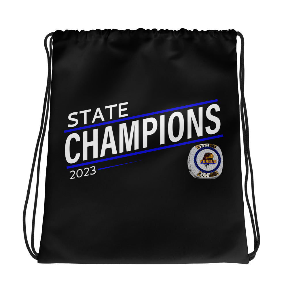 Fergus High School Basketball -Men's 2023 Drawstring bag