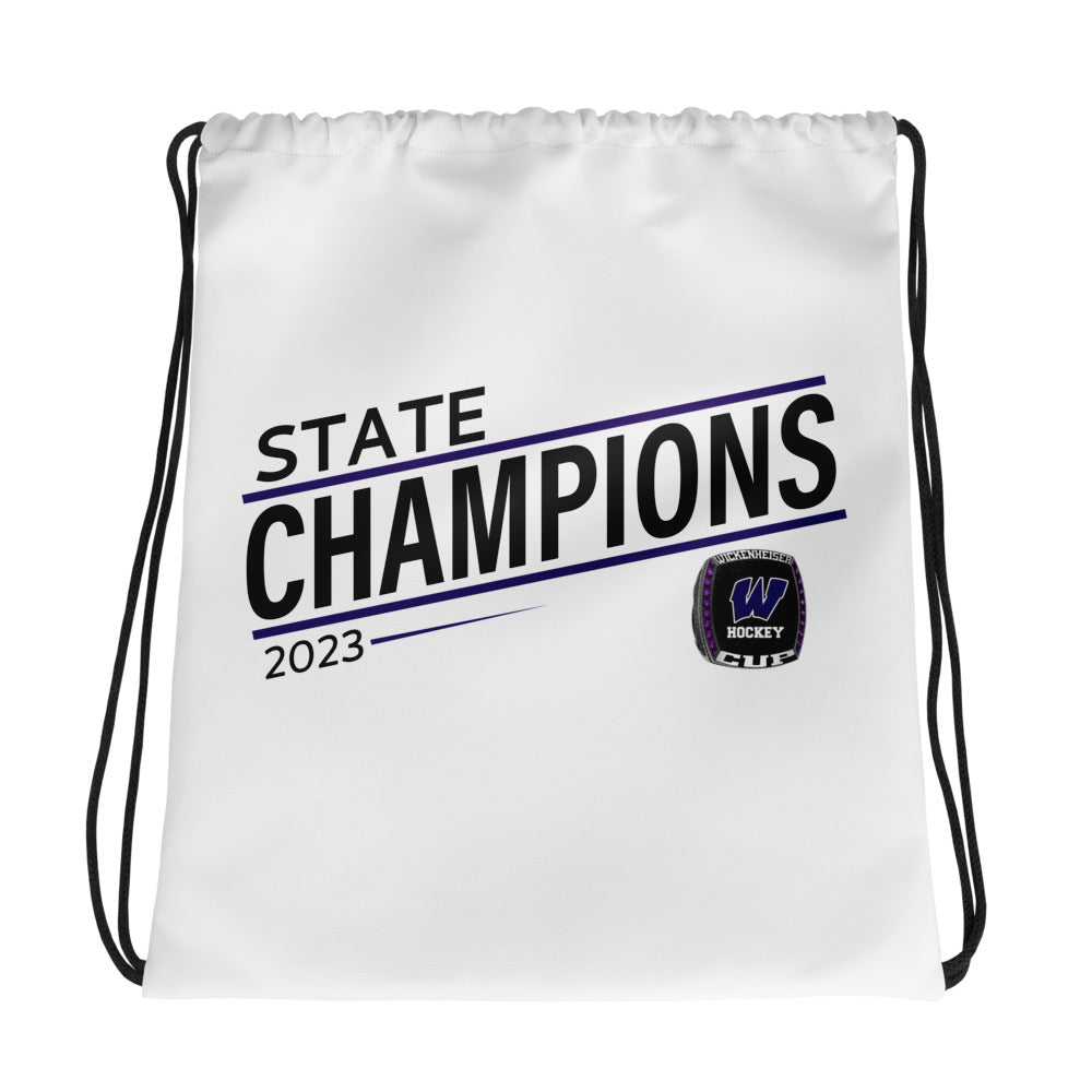 Fort Zumwalt West Hockey Club Hockey -Men's 2023 Drawstring bag