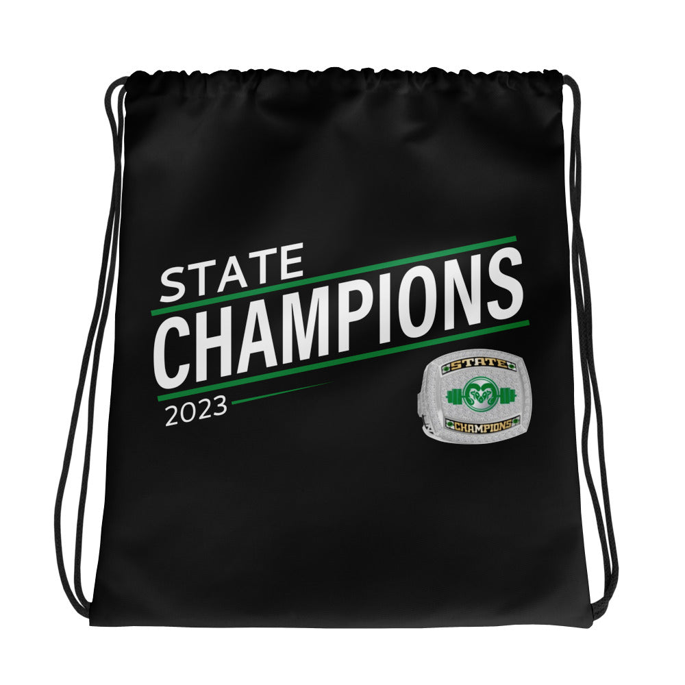 Rio Rancho Public Schools Powerlifting 2023 Drawstring bag
