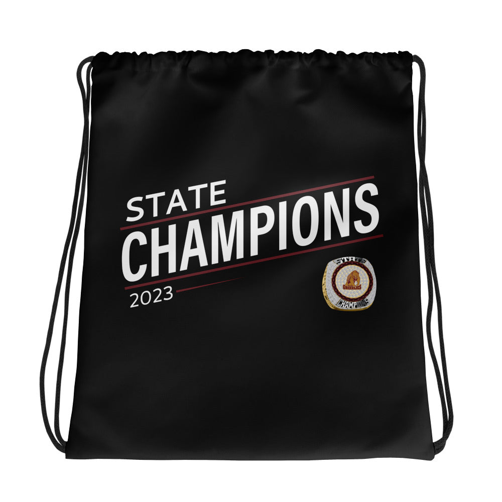 Grace Christian High School Basketball -Men's 2023 Drawstring bag
