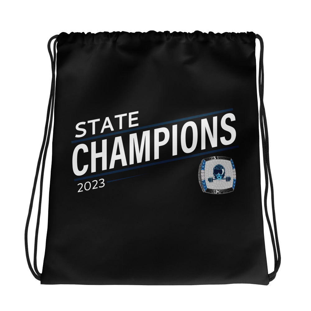 Witchita East Powerlifting 2023 Drawstring bag