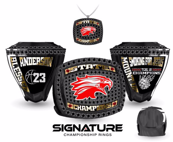 Smoking for Jesus Ministry Christian School Championship Ring