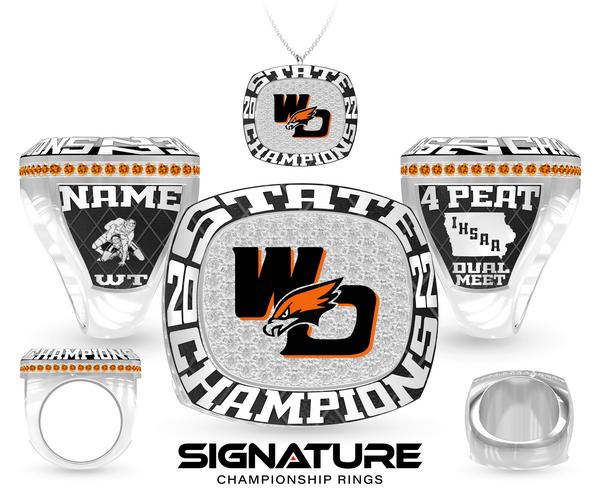 West Delaware High School Championship Ring