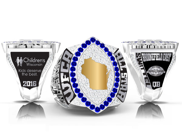 Wisconsin Football Coaches Association All-Star Championship Ring