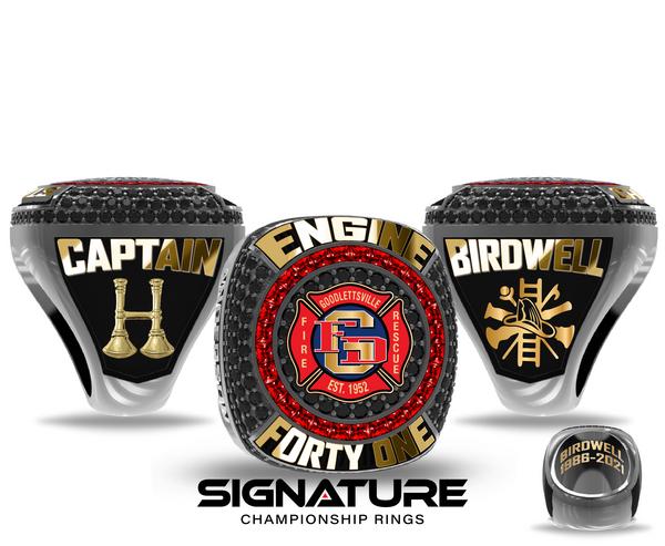 Goodlettsville Fire and Rescue Championship Ring