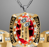 Columbus Fire Football Pendant
