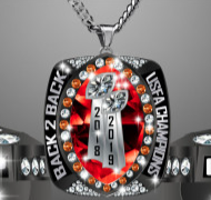 Columbus Fire Football Pendant