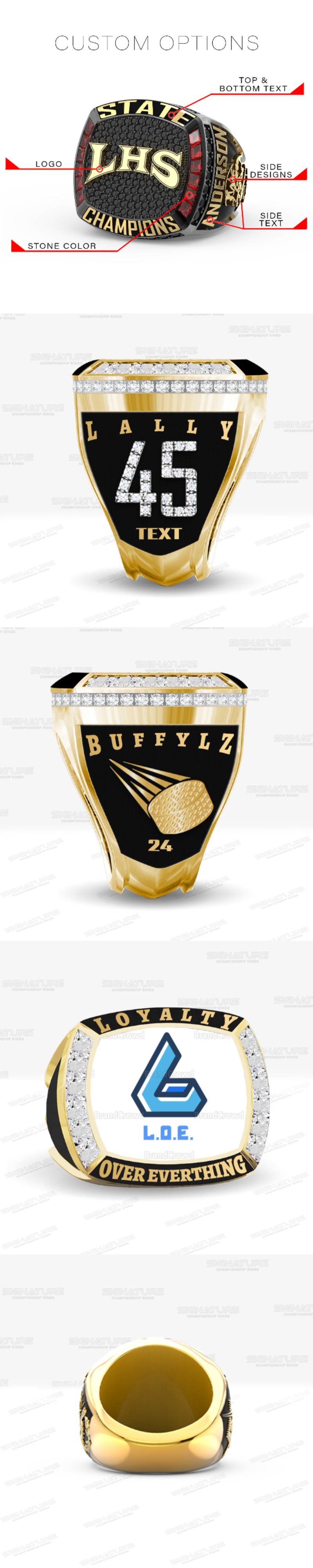 Custom Sports Ring - 3NVRXLSHv9UQ3aHnS1Km8Fmb