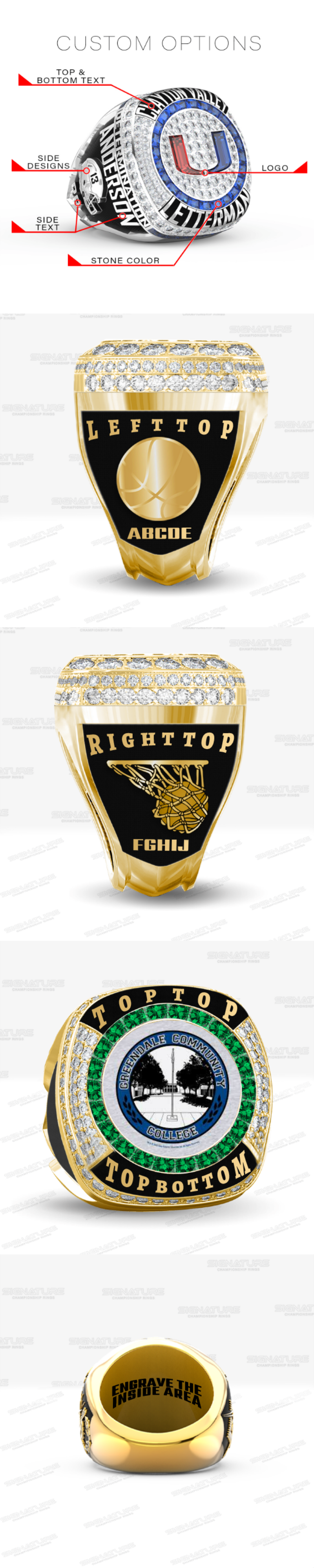 Custom Sports Ring - DWi9l3P0hEuwYKvHmTxUteQP