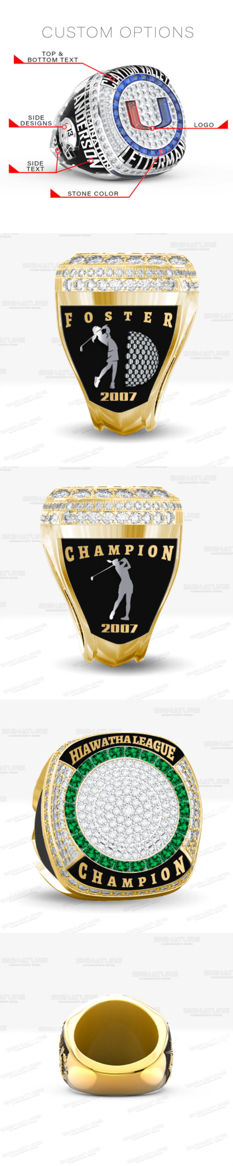 Custom Sports Ring - weWrwoMnd2uIthOJM90Ph103