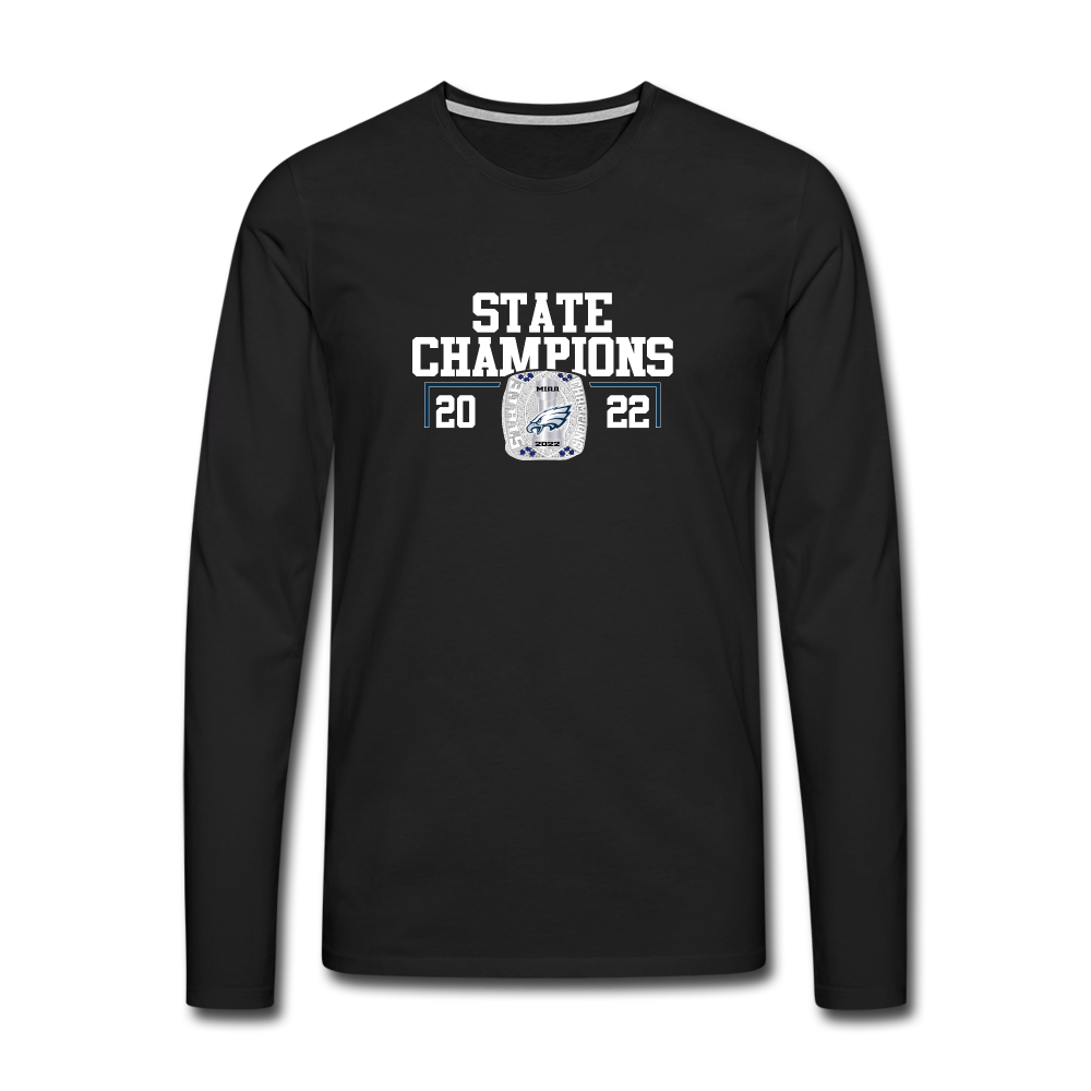 Saint John's Prep State Men's Premium Long Sleeve T-Shirt - black
