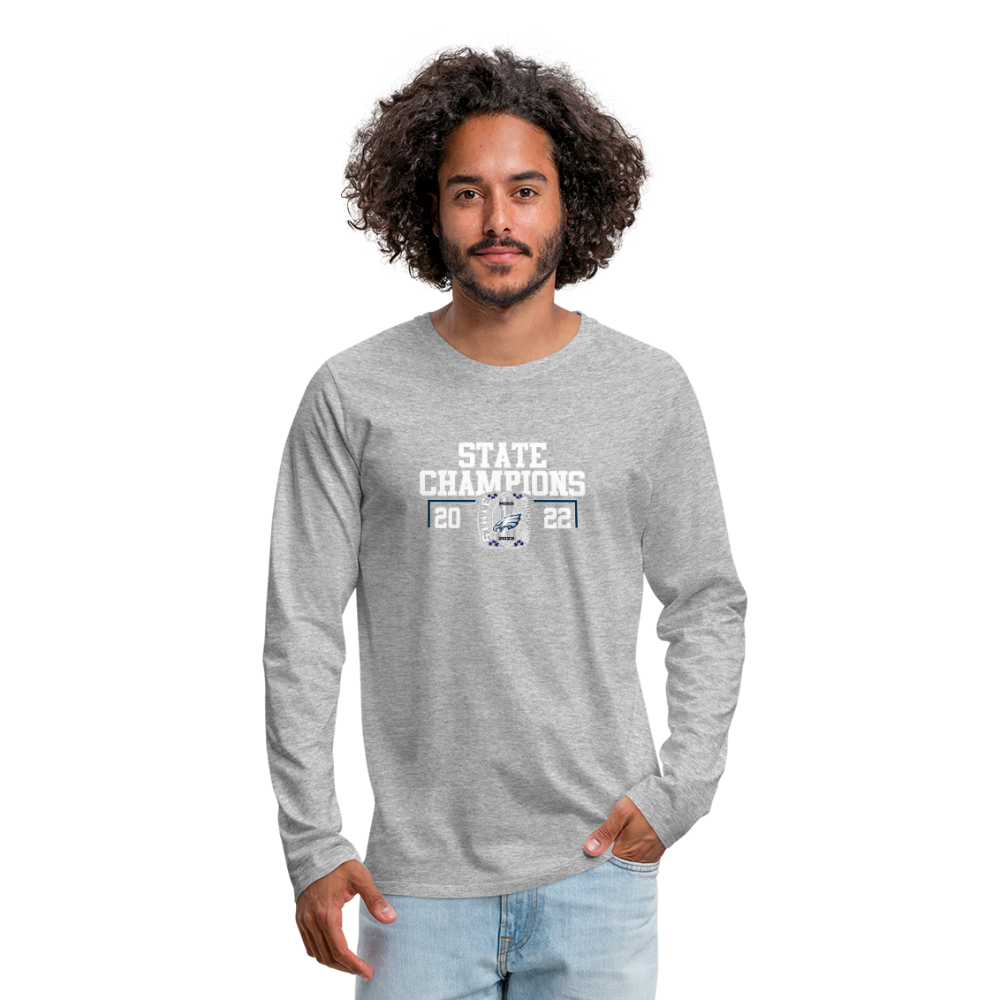 Saint John's Prep State Men's Premium Long Sleeve T-Shirt - heather gray