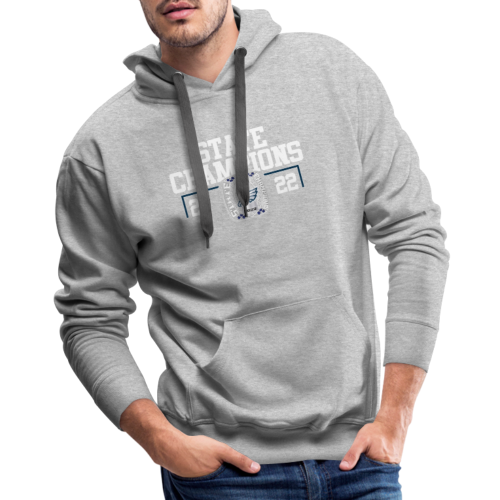 Saint John's Prep Stat Champions Men’s Premium Hoodie - heather grey