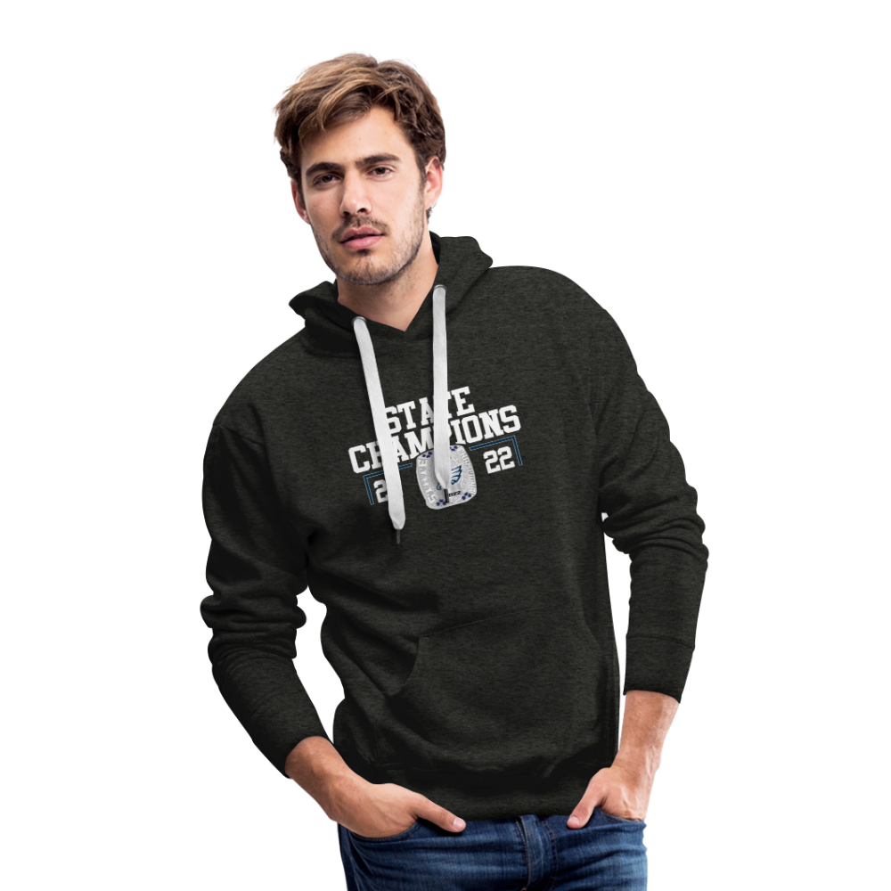 Saint John's Prep Stat Champions Men’s Premium Hoodie - charcoal grey