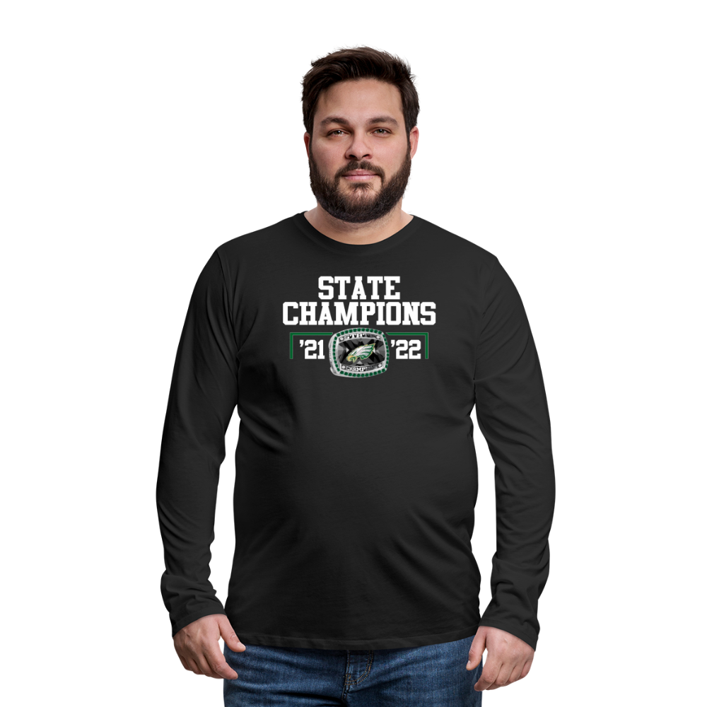 Arlington Christian School State Championship Ring Men's Premium Long Sleeve T-Shirt - black