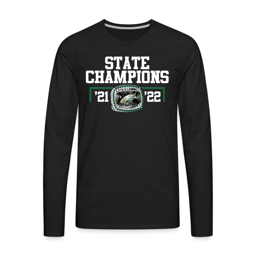 Arlington Christian School State Championship Ring Men's Premium Long Sleeve T-Shirt - black