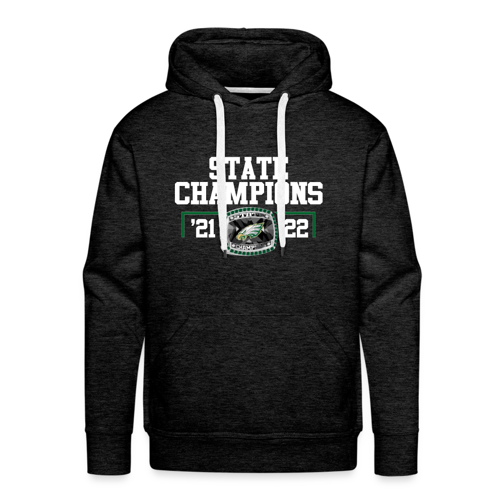 Arlington Christian School State Championship Ring Men's Premium Hoodie - charcoal grey