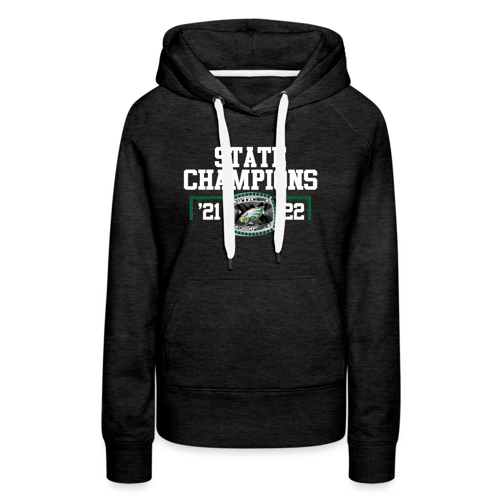 Arlington Christian School State Championship Ring  Women’s Premium Hoodie - charcoal grey