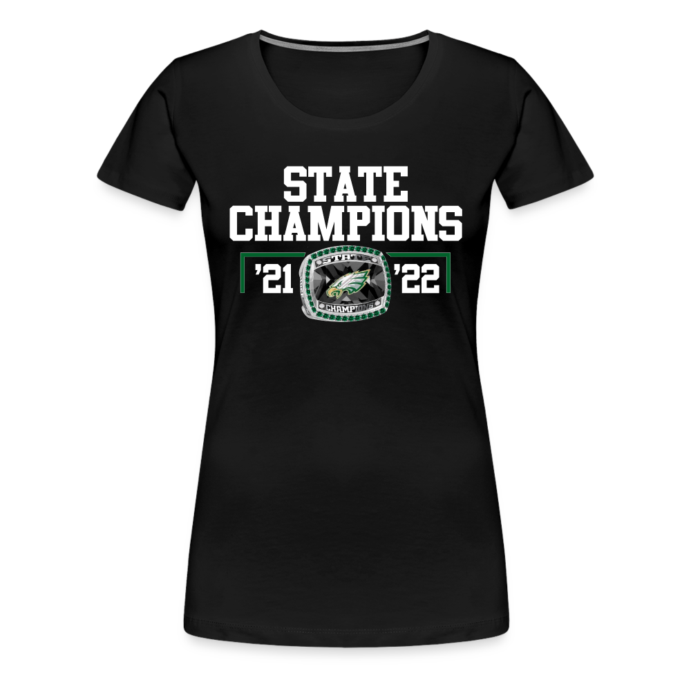 Arlington Christian School State Championship Ring  Women’s Premium T-Shirt - black