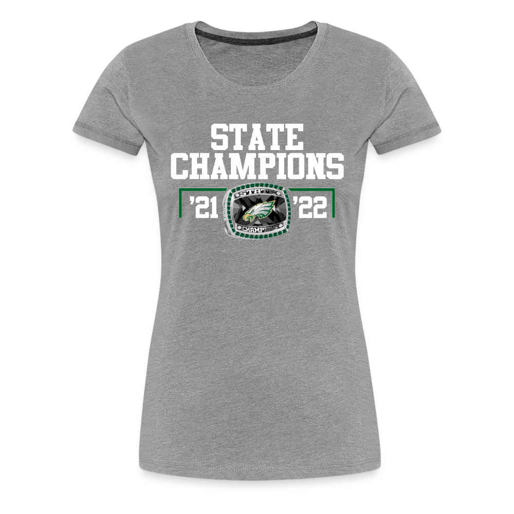 Arlington Christian School State Championship Ring  Women’s Premium T-Shirt - heather gray