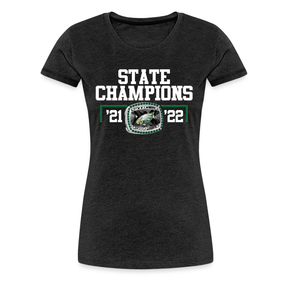 Arlington Christian School State Championship Ring  Women’s Premium T-Shirt - charcoal grey