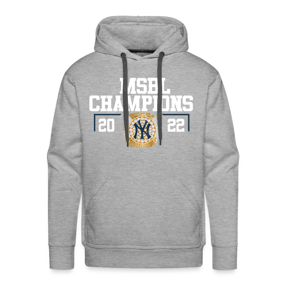 Detroit Yankees Men’s Premium Hoodie - heather grey
